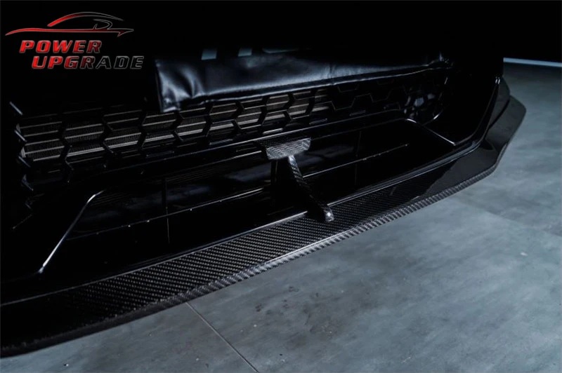 Для BMW F97 X3M F98 X4M передняя губа из углеродного волокна передний бампер комплект