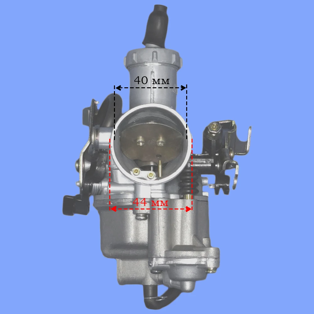 Карбюратор PZ30 с ускорителем дроссельная заслонка под трос