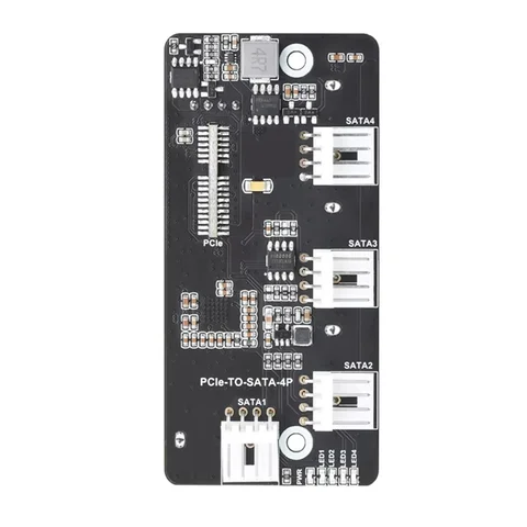 Модуль Raspberry Pi 4 CM4 Pcie на SATA PCI-E на четырехполосную карту SATA3.0 с высокоскоростной платой расширения SATA 6 Гбит/с
