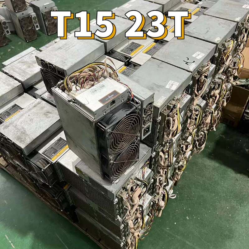 Б/у Майнер Asic Antminer T15 23T Биткойн для криптовалюты по хорошей цене дешевле чем S19 T17