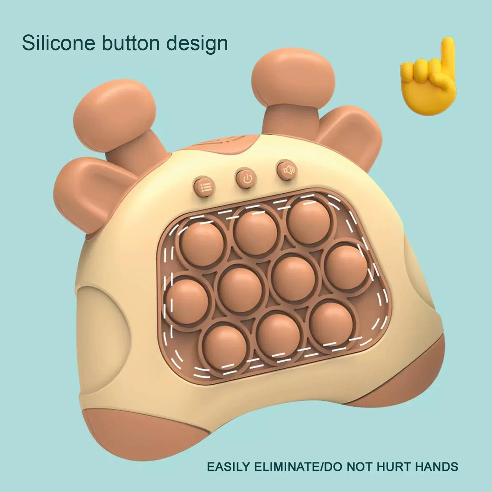 Игра Fast Push Bubble со светодиодной подсветкой - отличное средство для снятия стресса