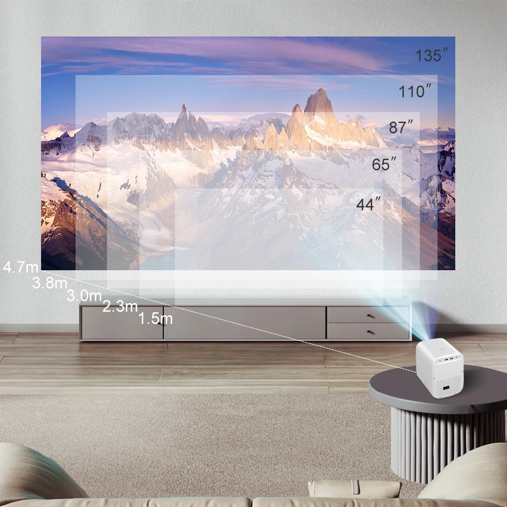 Everycom L8A L8W светодиодный проектор Full HD Домашний кинотеатр 6000 люмен проекторы WIFI