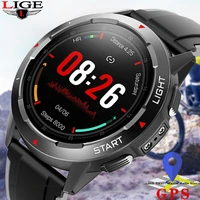 lige gps smart watch men altitude meter smartwatch for phone outdoor sports tracker ip68 waterproof air pressure digital watches