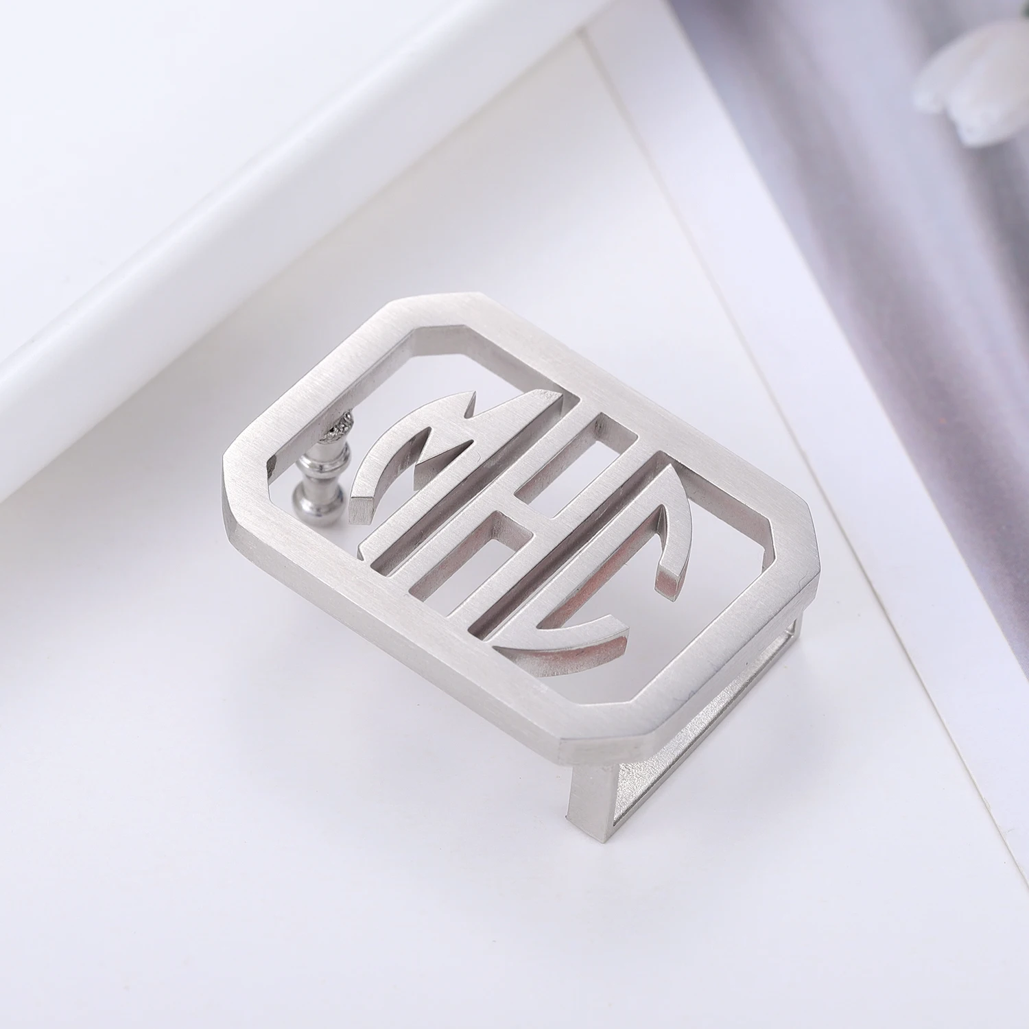 Belt Buckle Custom Personalized Fashion High-Quality Stainless Steel  Letter  Casual Gift For Friend