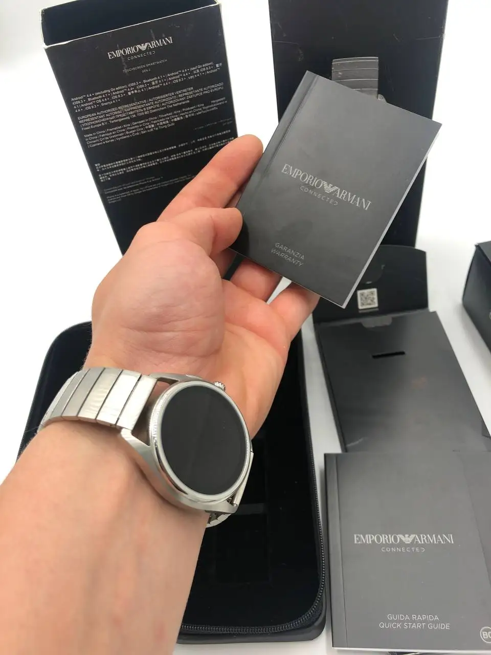 Дизайнерские часы Emporio Armani DW7E1 мужские Смарт Smart Цифровые Google |