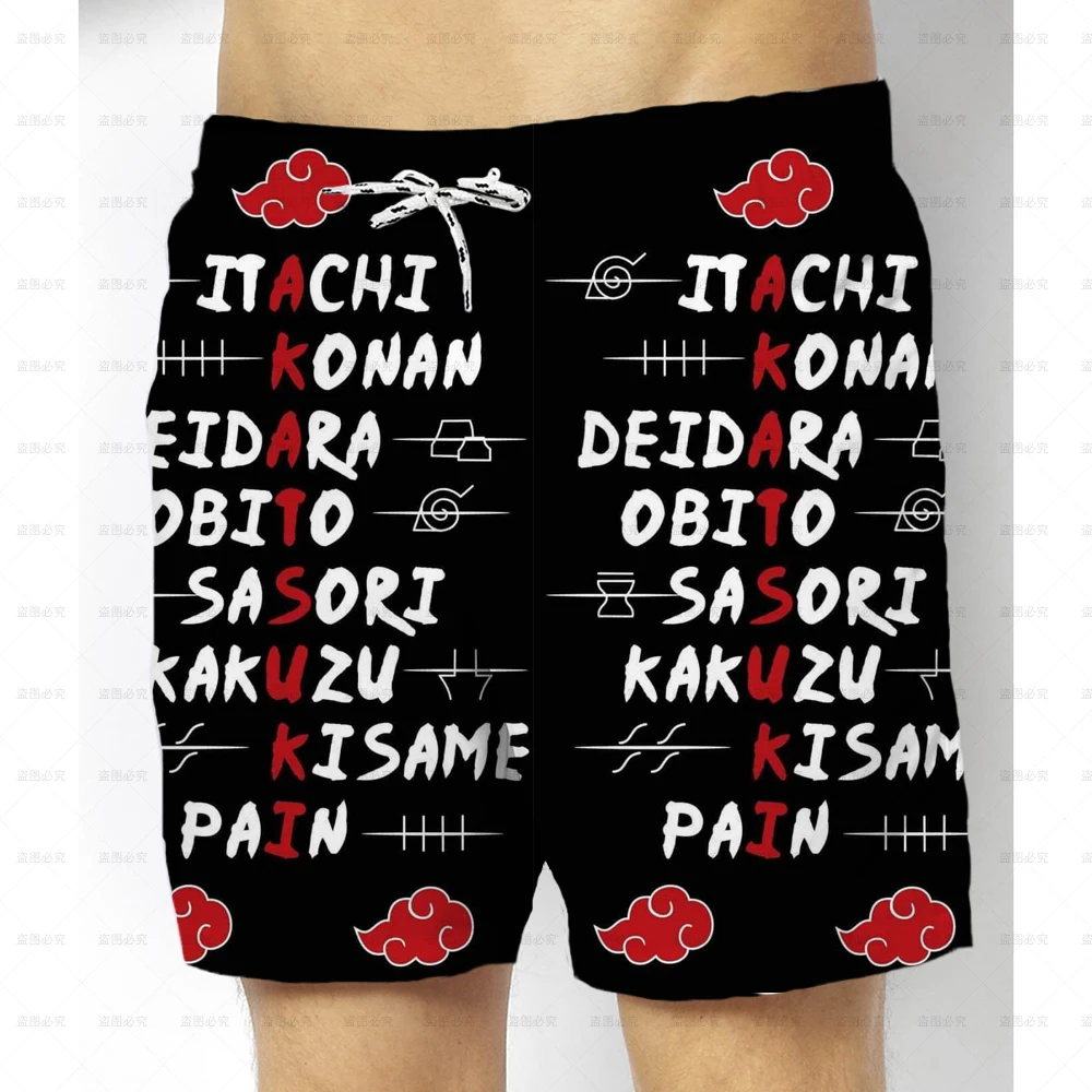 

Cosplay Kakashi Little Red Cloud Men's Swimsuit Naruto Shorts Beach Shorts Swimming Shorts Trousers