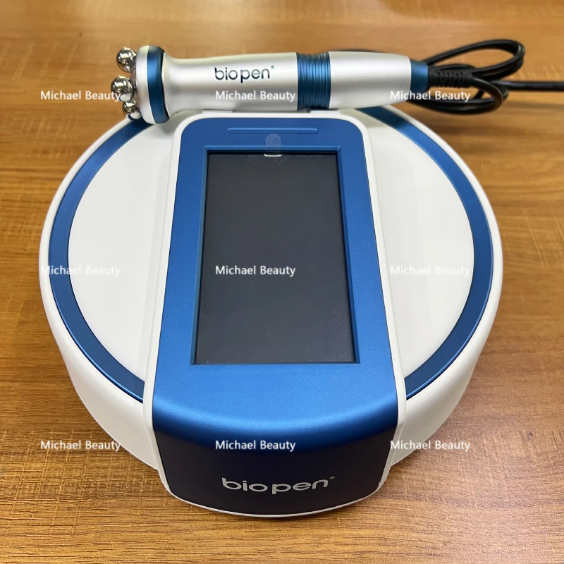 Электрическая био-ручка вращающаяся на 360 градусов радиочастотная с синей