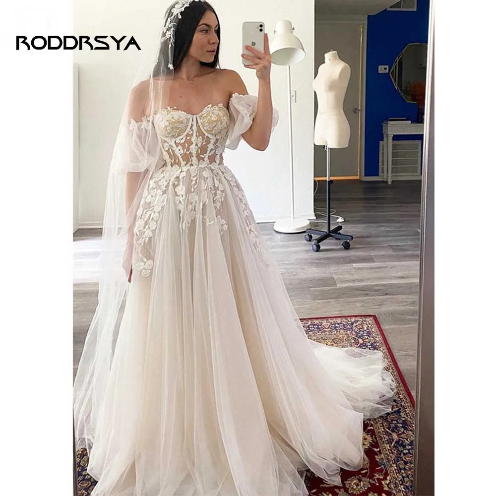 roddrsya-boho-lace-wedding-dresses-2023-a-line-beach-sweetheart-neck-bride-gown-bestidos-de-novia-detachable-sleeve-bridal-robe