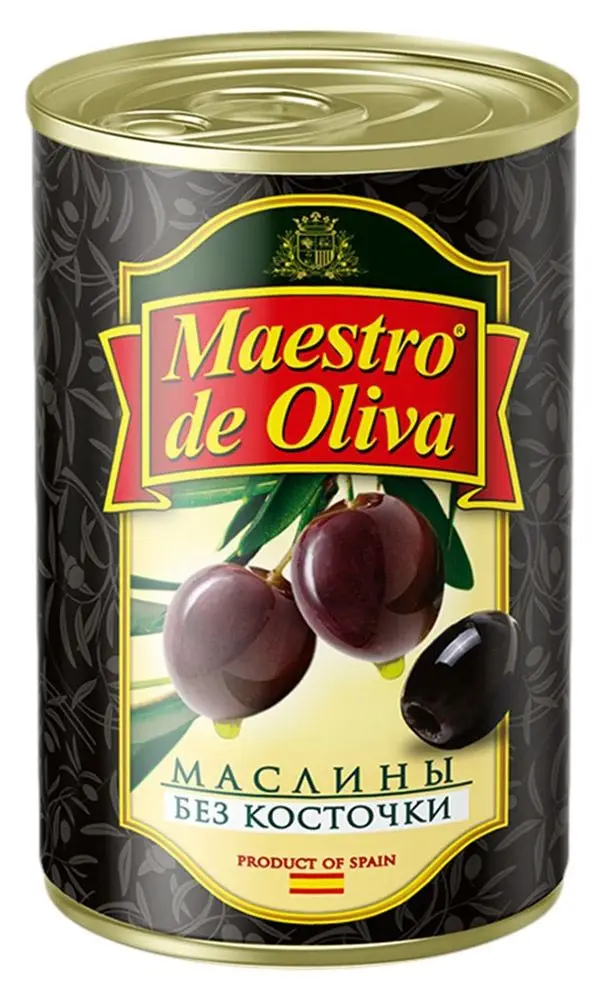 Маслины МAESTRO DE OLIVA без косточки