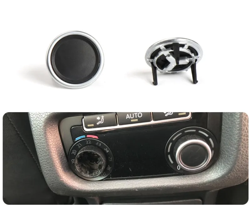 

1PC Rear Air Conditioning Knob AC Knob Heat Control Switch Button Knob Cover for Volkswagen for VW Sharan 7N0907049C