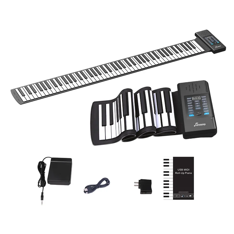 OYAYO электронные музыкальные инструменты 88 клавиш рулонное пианино обновленный