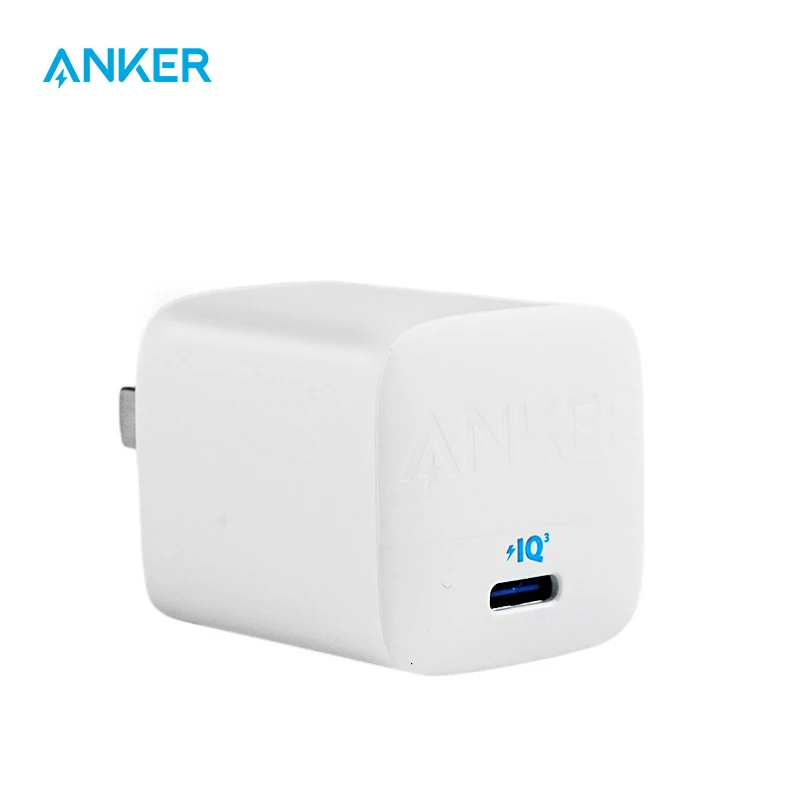 

Anker 313 USB C Fast Charger，GaN upgrade 30W Charger，PIQ 3.0 Foldable PPS Fast Charger for iPhone 14/13ProGalaxy,iPad and more