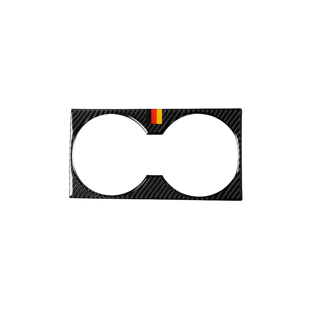 

Suitable for Mercedes-Benz A-Class B-Class GLS GLE Carbon Fiber Cup Holder Decorative Frame Interior Modification Sticker Access