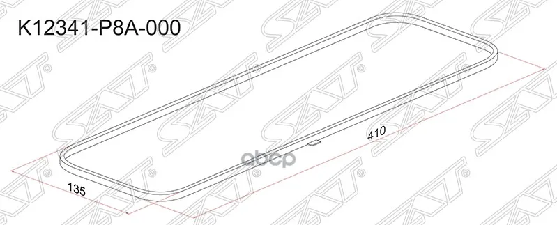 Прокладка Клапанной Крышки Honda J25a/J30a/J35a Sat арт. K12341-P8A-000