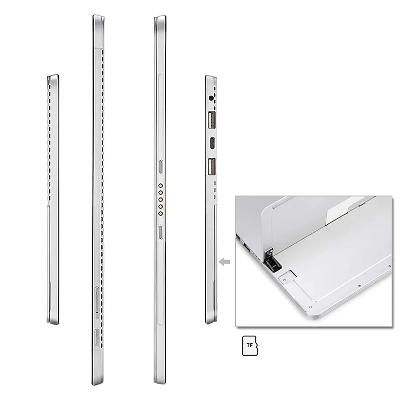 Планшет A12 10.8” с Windows 10, 64-битный процессор Intel Celeron N3450, четырехъядерный, 4 ГБ ОЗУ, 64 ГБ ПЗУ, разрешение 1920 x 1280 пикселей, Wi-Fi, 8000 мАч, 2x USB-порта. (art.: 3920d432f269b) - 3920d432f269b