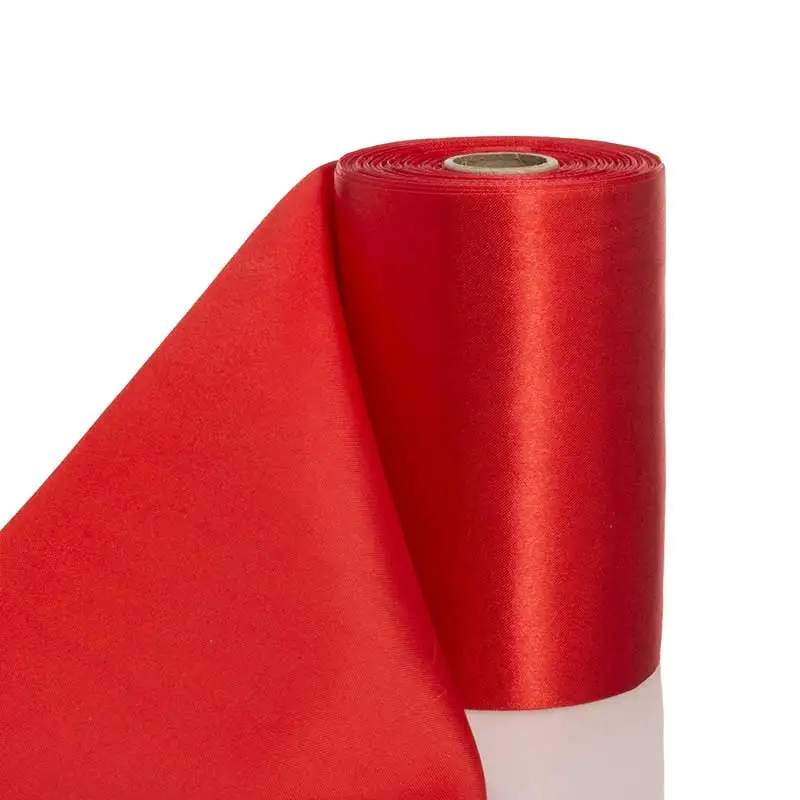 

25m/roll 10cm Wide Red Satin Ribbon Wedding Party Decorations Gift Wrapping Christmas Decoration Large Fabric Ribbon