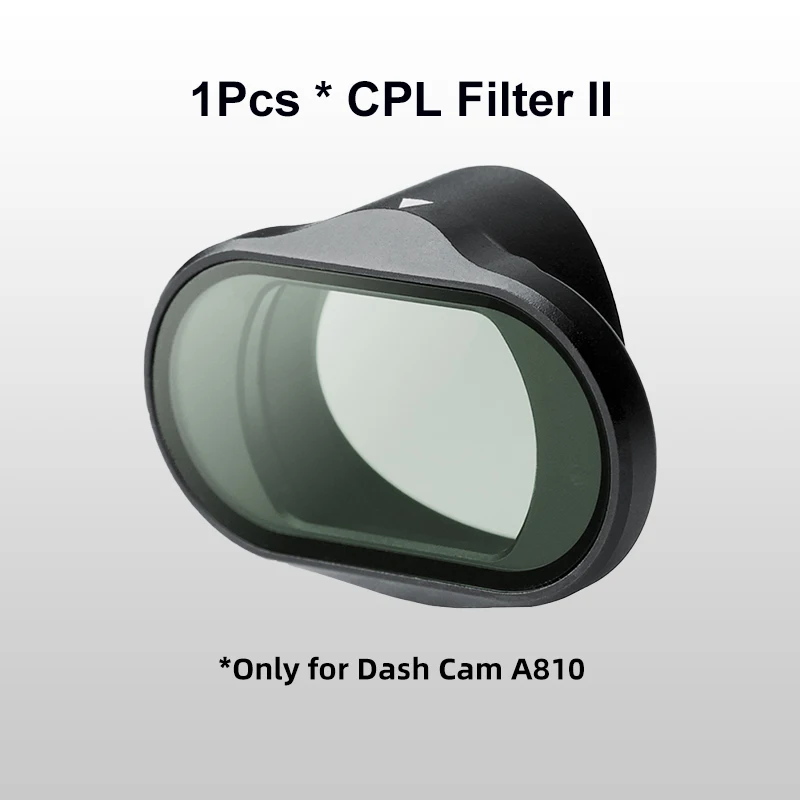 

Оригинальный фильтр 70mai CPL только для 70mai Dash Cam A810 4K Omni X800, 3-канальный 4K T800, круговой поляризационный фильтр CPL с линзой
