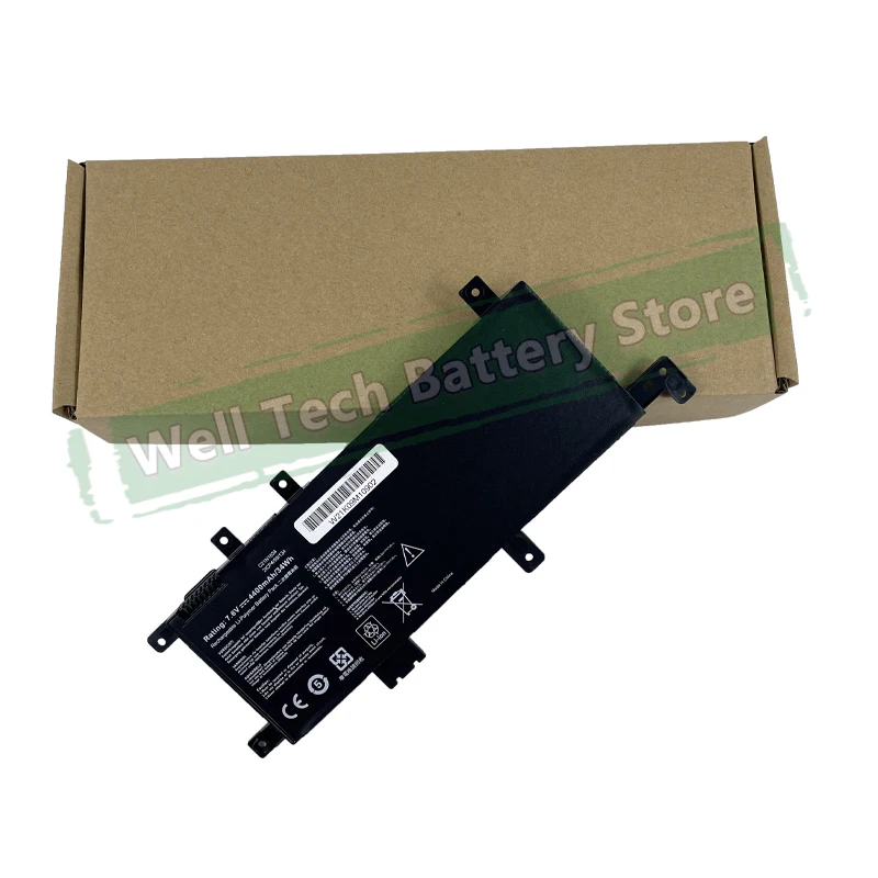 7 6 В 5000 мАч C21N1634 Аккумулятор для ноутбука ASUS VivoBook A580U FL5900L X542U FL8000U R542U R542UR V587U