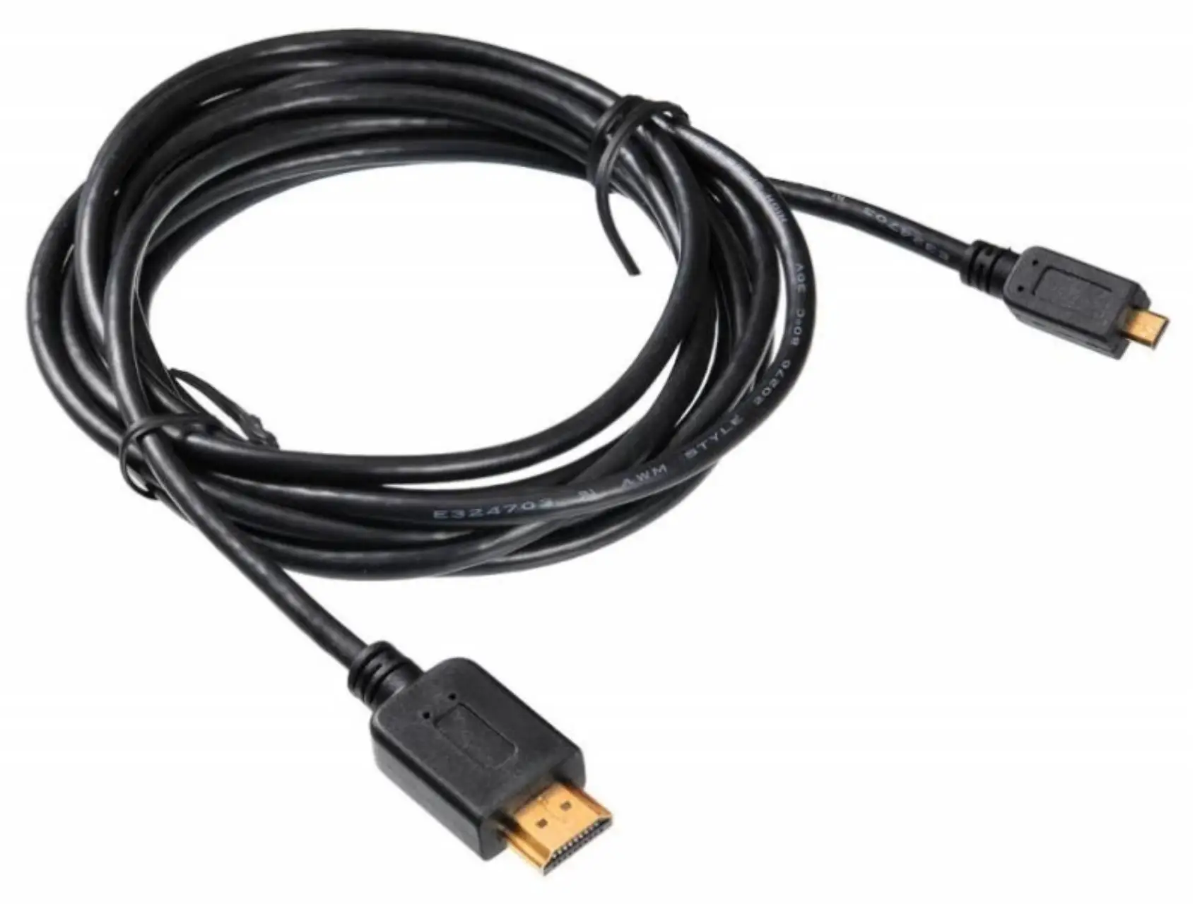 Кабель аудио-видео Buro HDMI 1.4 (m)/Micro (m) 3м. черный (MICROHDMI-3M)