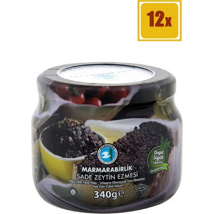 Marmarabirlik Черная оливковая паста 340 г