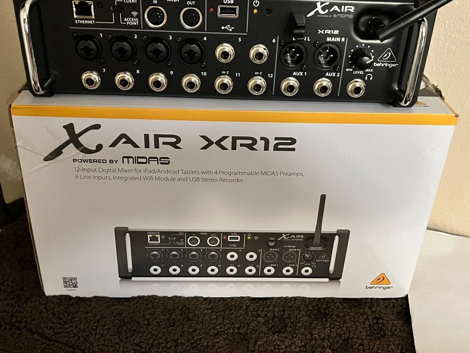 

100% SUMMER DISCOUNT SALES ON Behringer X Air XR12 12-channel Tablet-controlled Digital Mixer