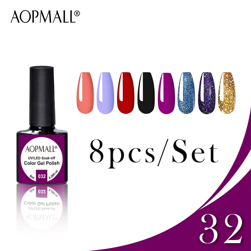 

5/6/8 шт., неоновый Гель-лак для ногтей, 8 мл