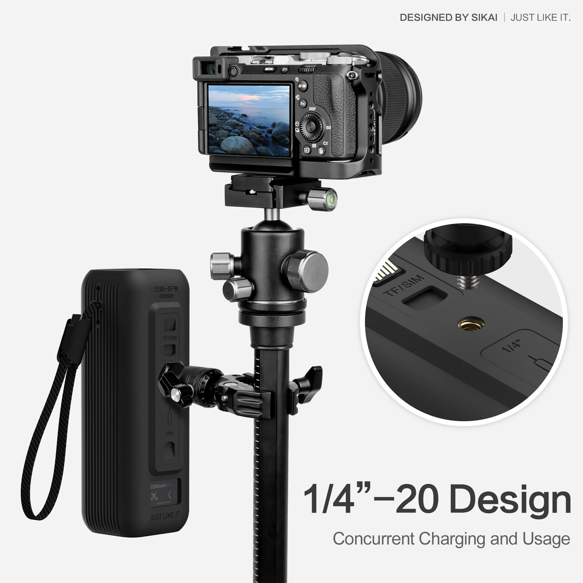 Силиконовый чехол для Anker Zolo 25000 мАч, 165 Вт, внешний аккумулятор, защитный чехол для TFSIM-карты, сумка для хранения PIN, портативный дорожный чехол (art.: 3920cbe2ec203) - 3920cbe2ec203