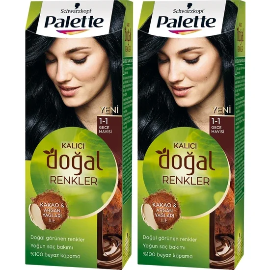 S Hair Color In Palette 1-1 Midnight Blue X 2 Pieces