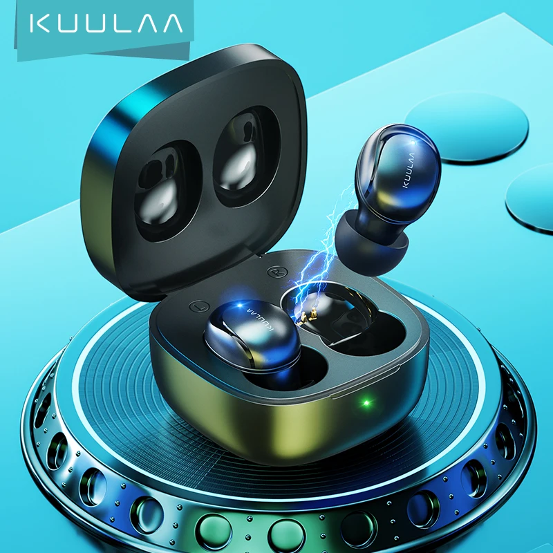 

Bluetooth-наушники KUULAA TWS, Беспроводные стереонаушники HD, шумоподавление, игровая гарнитура