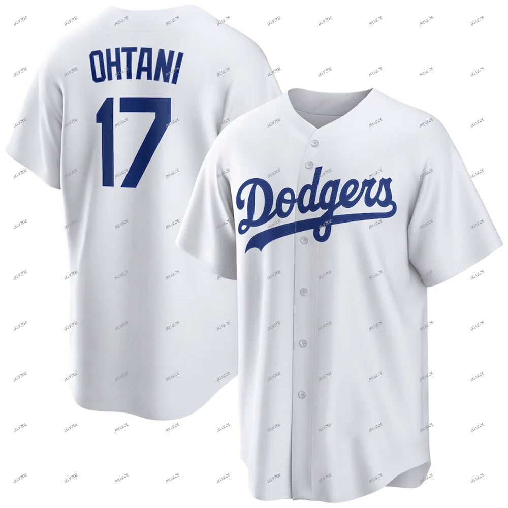 Лос-Анджелес Доджерс Джерси Женская Повседневная Бейсбольная Рубашка С