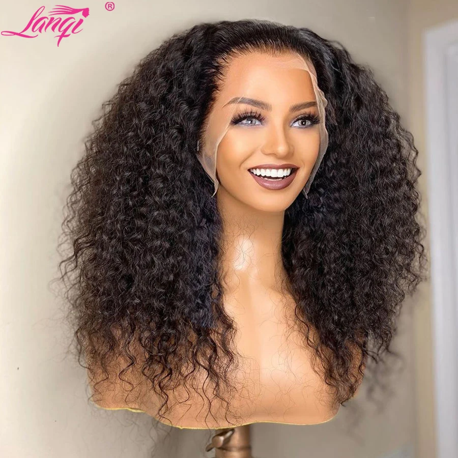 Deep Wave Lace Frontal Human Hair Wigs On Sale Clearance Brazilian Glueless 13x4 Curly Lace Front Human Hair Wigs For Women