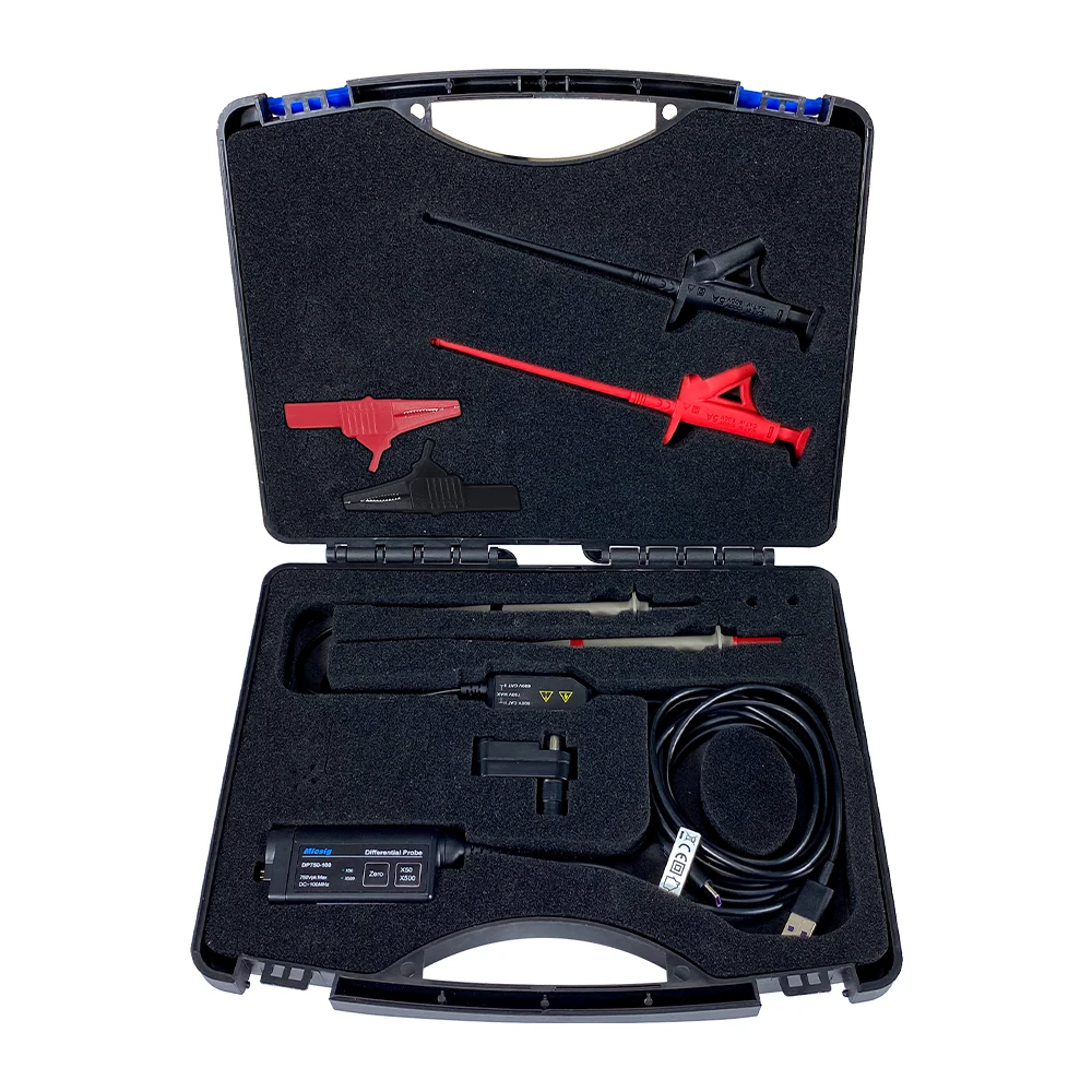 Micsig осциллограф 750 В 100 МГц дифференциальный датчик высокого напряжения DP750-100