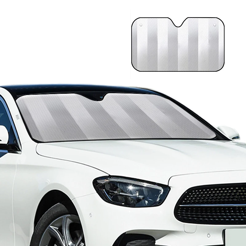 Five-layer Thickened Sunscreen Car Sunshade Front Window Sun Block Aluminum Foil Heat Insulation Vehicle Sun Visor Universal Five-layer Thickened Sunscreen Car Sunshade Front Window Sun Block Aluminum Foil Heat Insulation Vehicle Sun Visor Universal