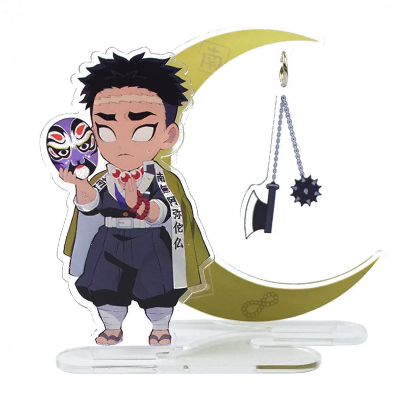 

Anime Demon Slayer Acrylic Stand Figure With A Moon Desktop Ornament Tanjirou Nezuko Zenitsu Inosuke Shinobu Kyoujurou Tengen