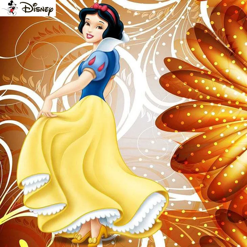 

Набор для алмазной вышивки «мультяшная принцесса», Набор для вышивки крестиком «сделай сам», с рисунком Диснея, квадратная, круглая Алмазна...