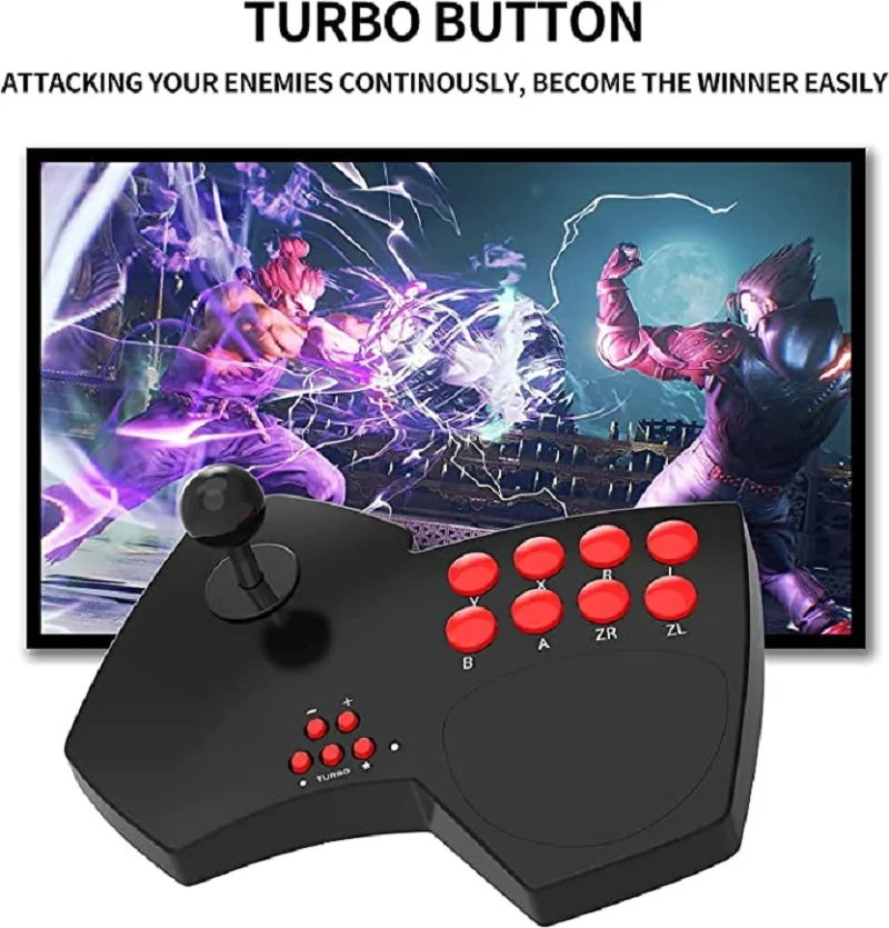 Аркадный джойстик USB Проводная тренировочная палка игровая консоль Rocker для ПК/PS3