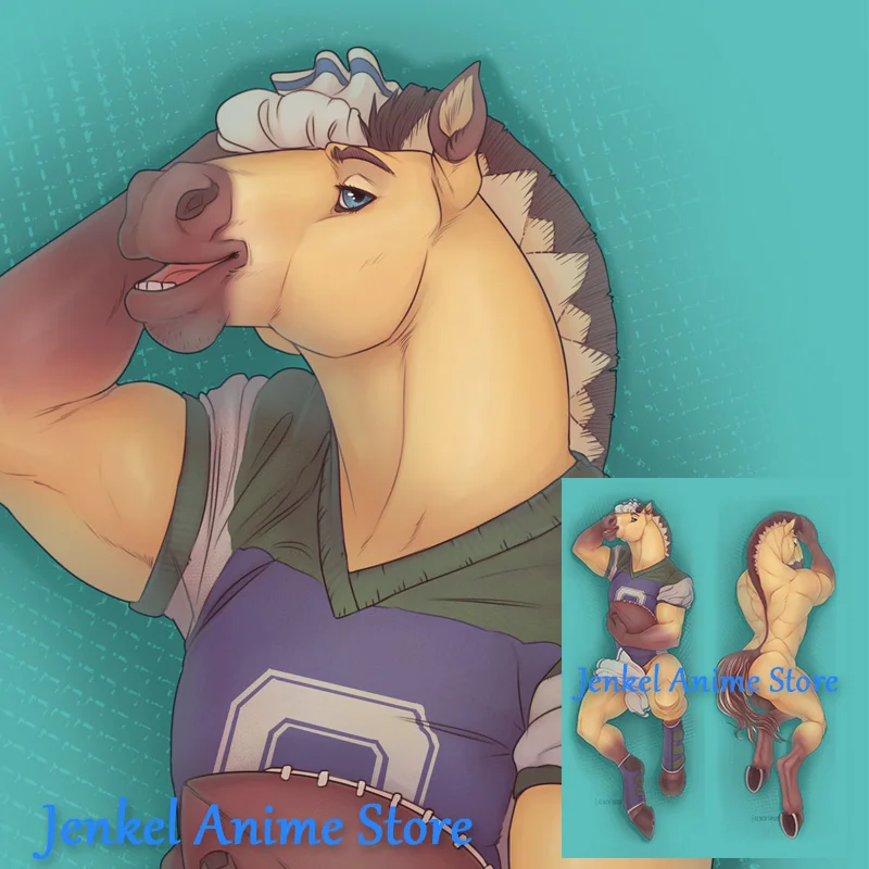

Dakimakura David Horse Anime Pillowcase Life Size Double Sided Print Body Pillow Cover