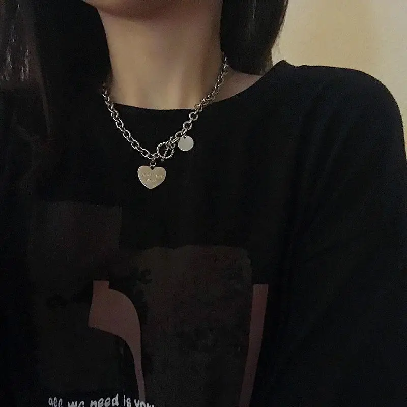 

Stainless Steel Long Shape Alphabet Letter Heart Snake Necklace Chain For Necklace Women With Letter
