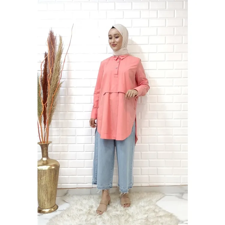 Setri Lin Женская рубашка с поясом на пуговицах Setri Lin Женская рубашка с поясом на пуговицах