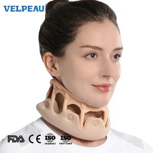 VELPEAU Neck Brace Silicone Soft Cervical Collar for Vertebrae Stiff Breathable Stabilizes Support t