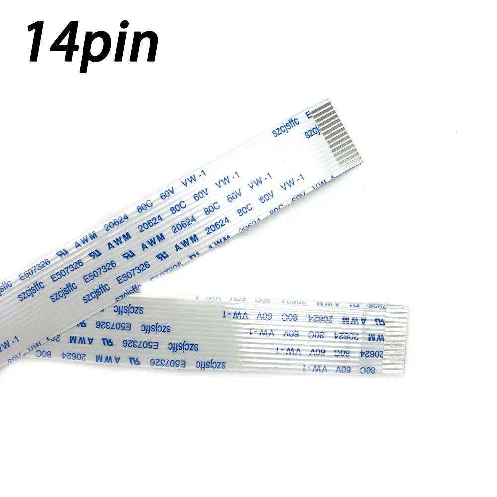 

20 шт., 14 контактов для струйного принтера, кабель для передачи данных I3200, печатающая головка для Epson 4720, I3200, печатающая головка FFC, плоский кабель 15 мм, ширина 40 см в длину