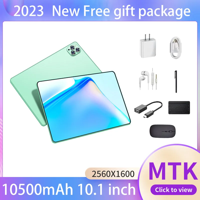 

Android 13.0 Tablet 10.11 12", 16GB RAM, 1TB ROM, Wi-Fi, Google Play, GPS Dual SIM, Calling With Keyboard, Global Edition