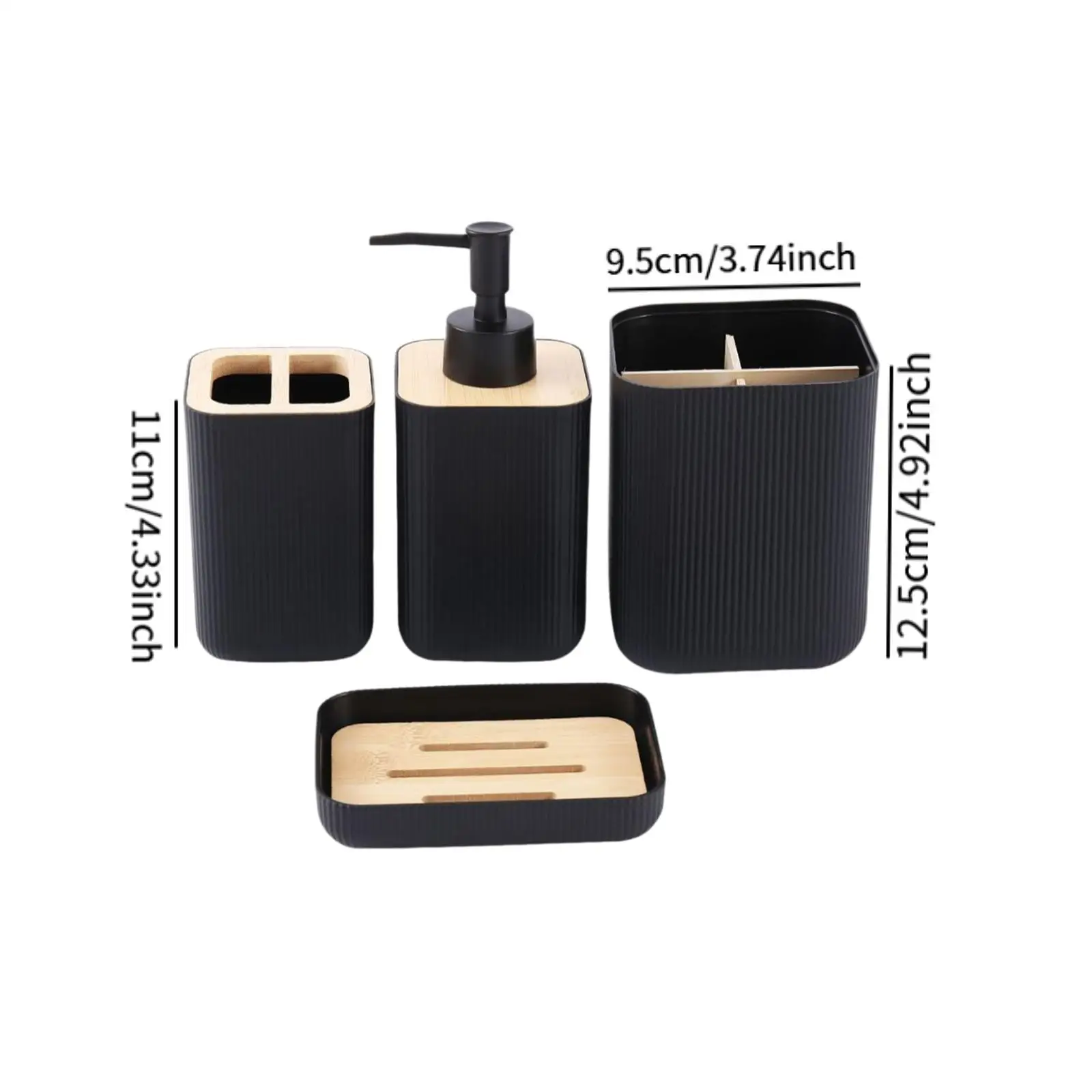 

Набор аксессуаров для ванной Kesoto 4 шт.