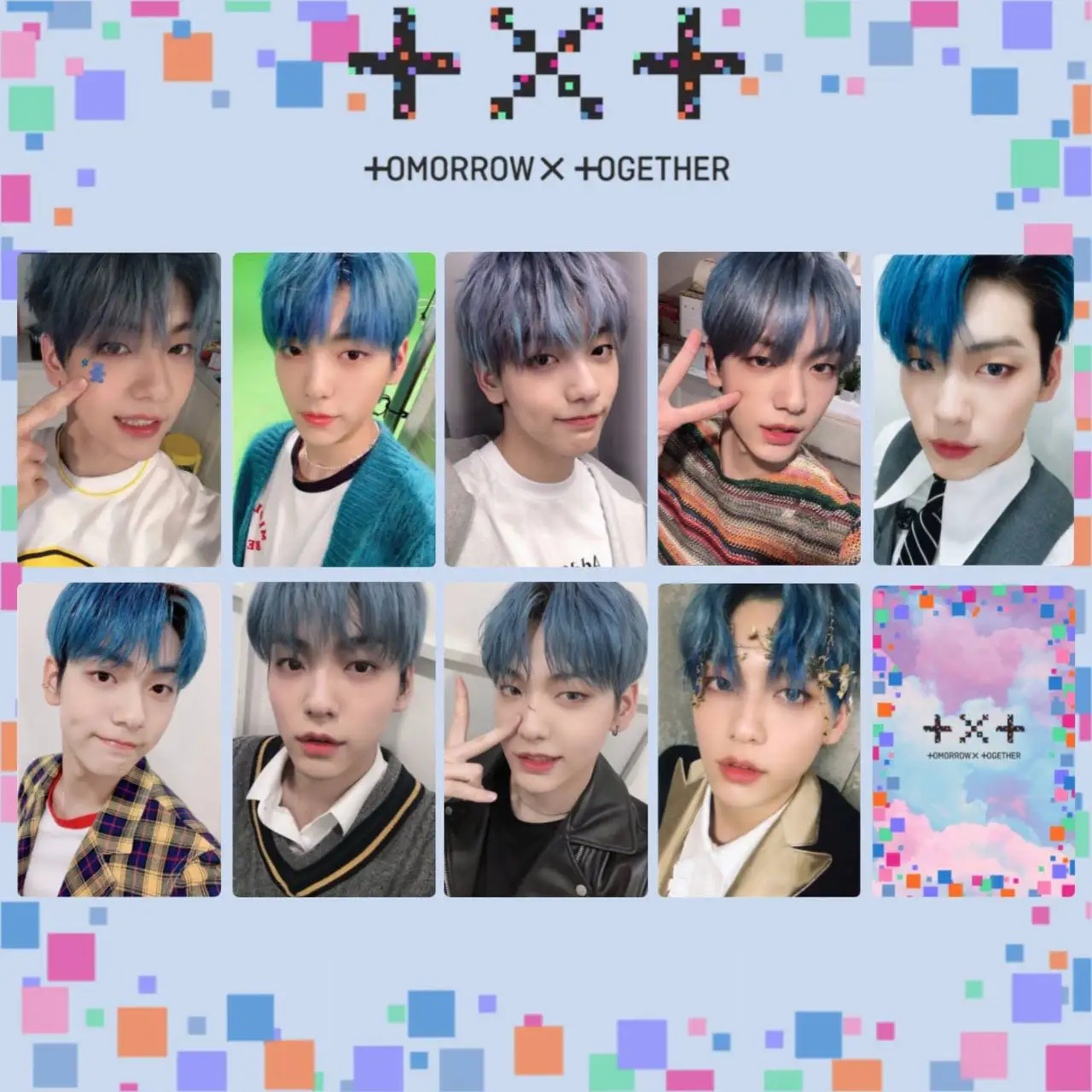 8 шт./комплект закладка для карточек TXT Minisode для коллекционирования.