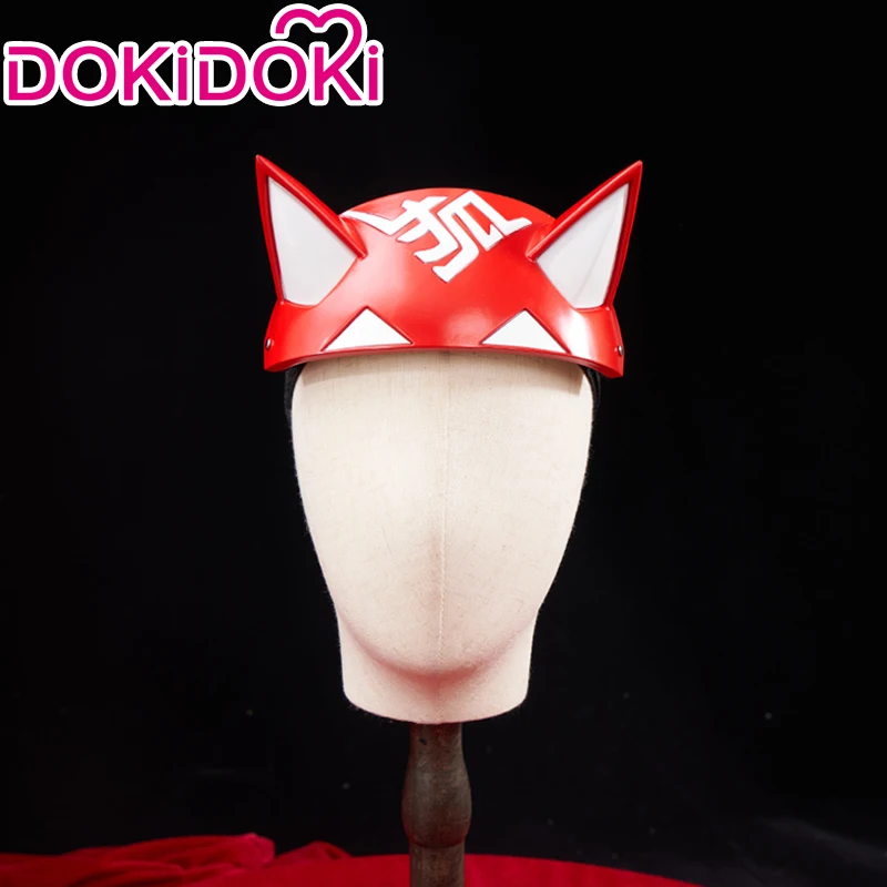 Kiriko парик игра Overwatch 2 косплей DokiDoki маска повязка Красная зеленые волосы