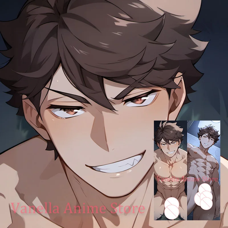Подушка Dakimakura Oikawa Tooru Haikyuu аниме с двусторонним принтом наволочка в подарок