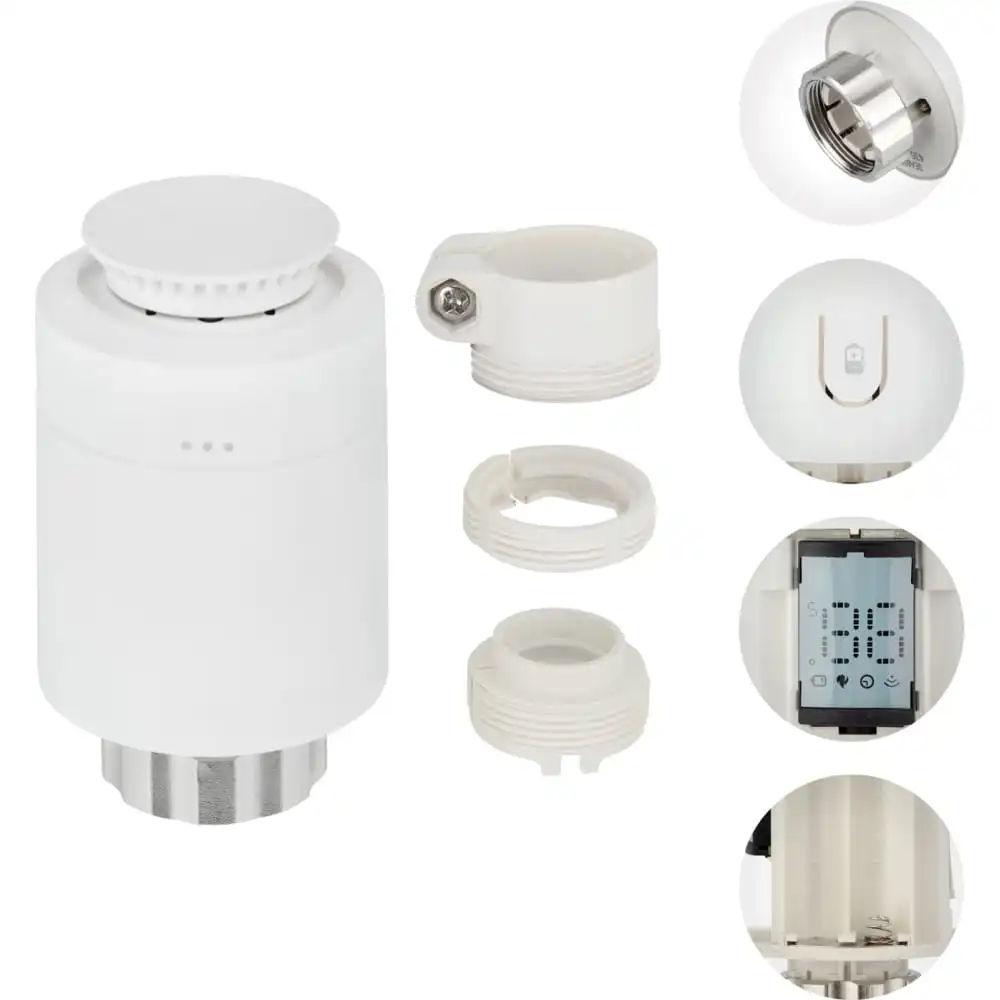 Умный терморегулятор для радиатора ZigBee Алиса SECURIC SEC-TW-101W