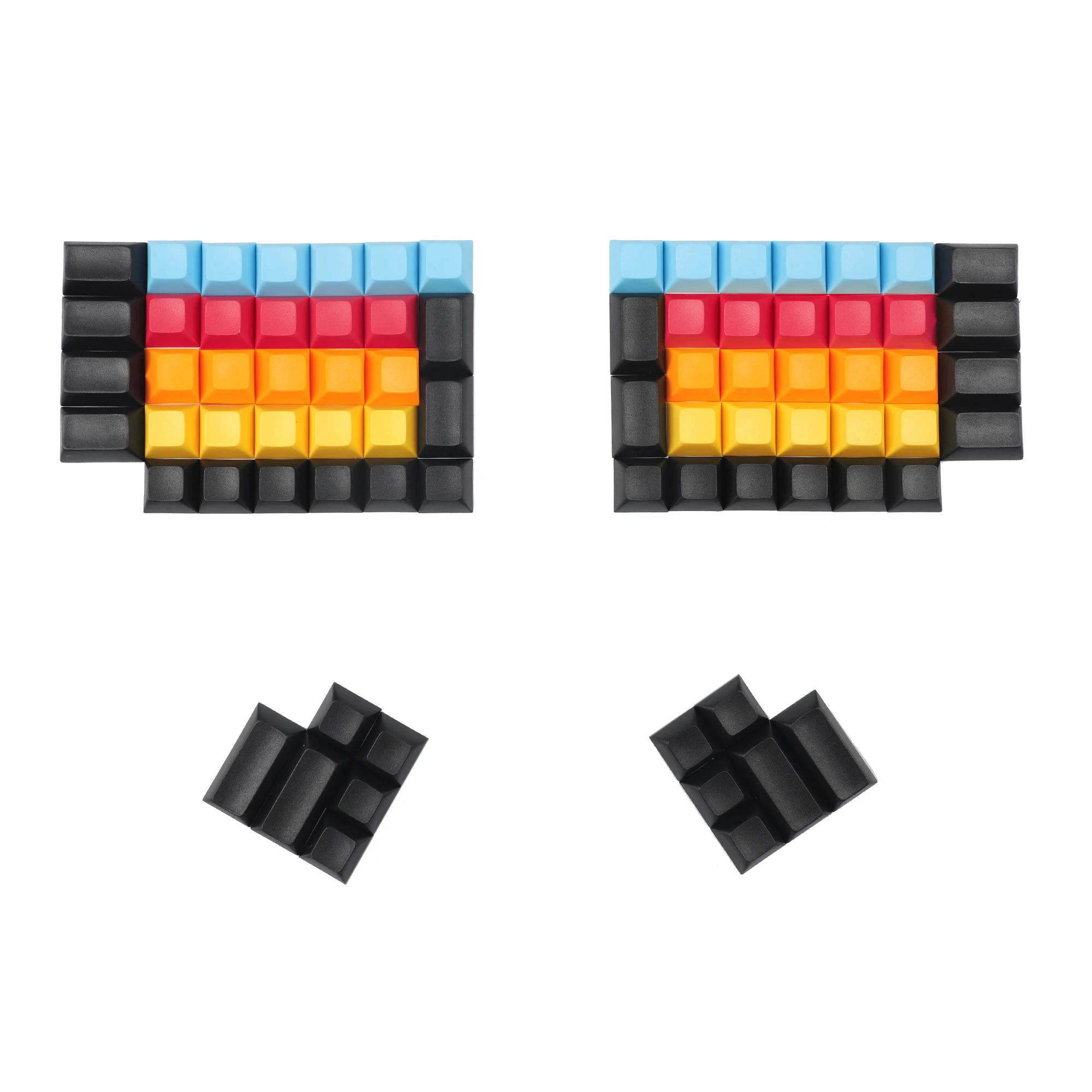 Фото Набор клавиш YMDK DSA Profile PBT для Ergo Ergodox, Preonic Lily 58 №3