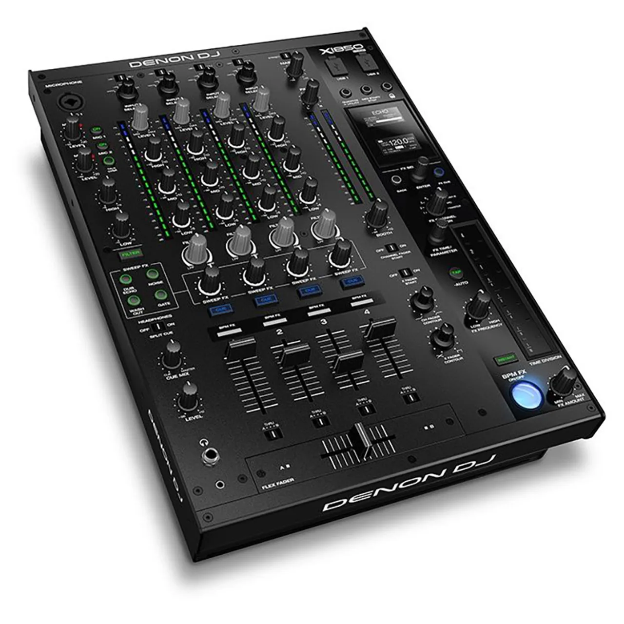 

(NEW DISCOUNT) Denon DJ X1850 Prime 4-channel DJ Mixer with Effects and Serato Compatibility