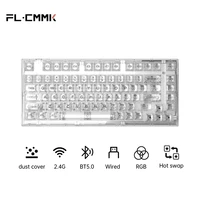 Прозрачная, механическая клавиатура FL ESPORTS Q75